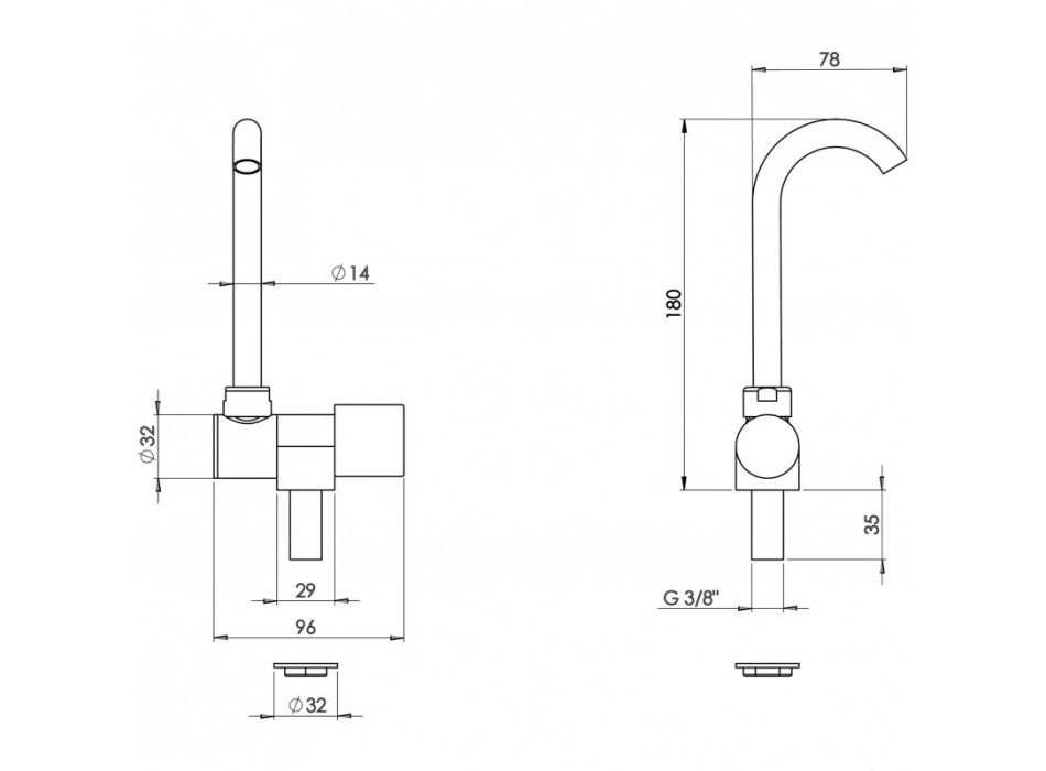 RUBINETTO CANNA BASSA