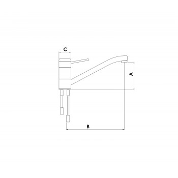 RUBINETTO MISCELATORE MM 80