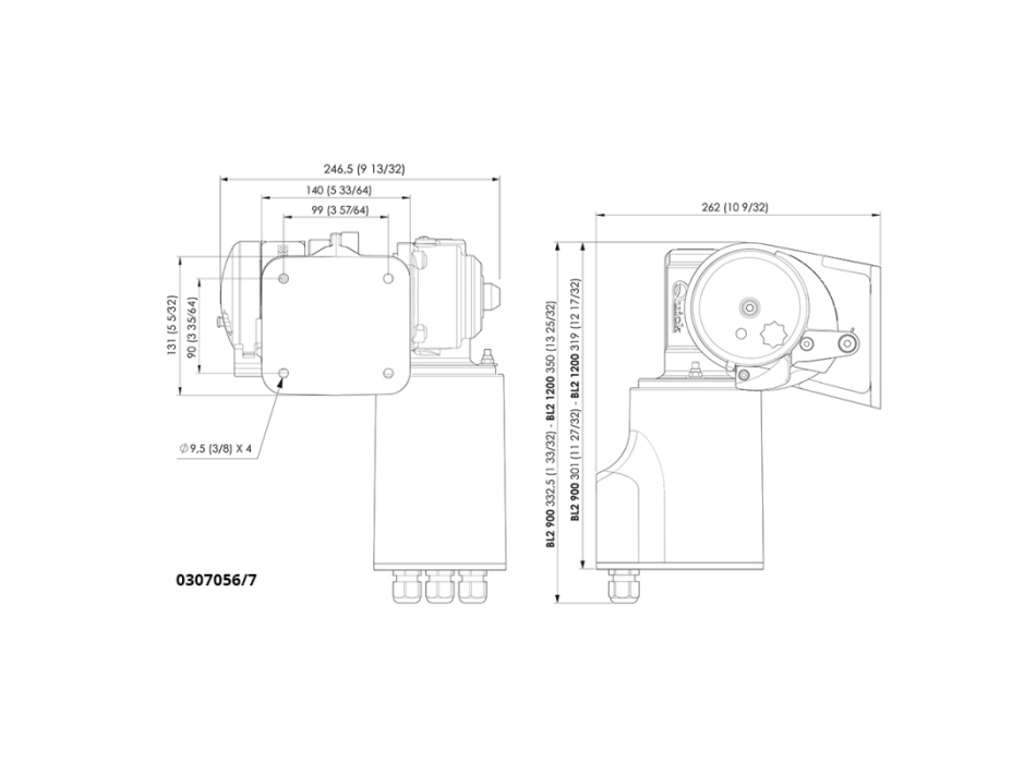 SALPA ANCORA BL2 12 V 600W B.8