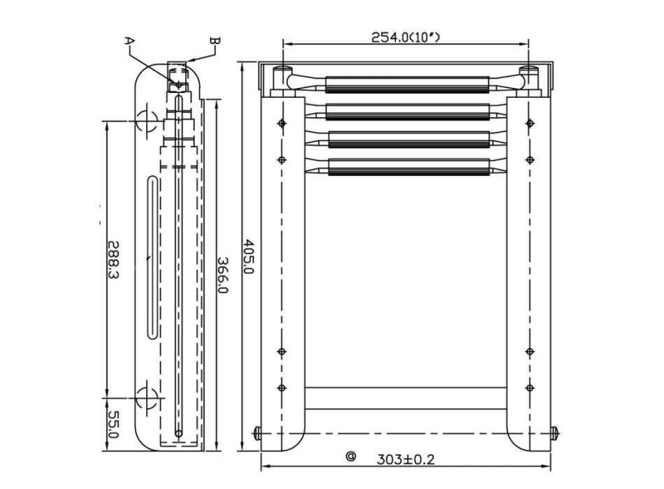 SCALETTA 4 GRADINI MM.1145/405X303