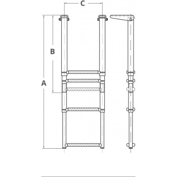 SCALETTA A 4 GRADINI