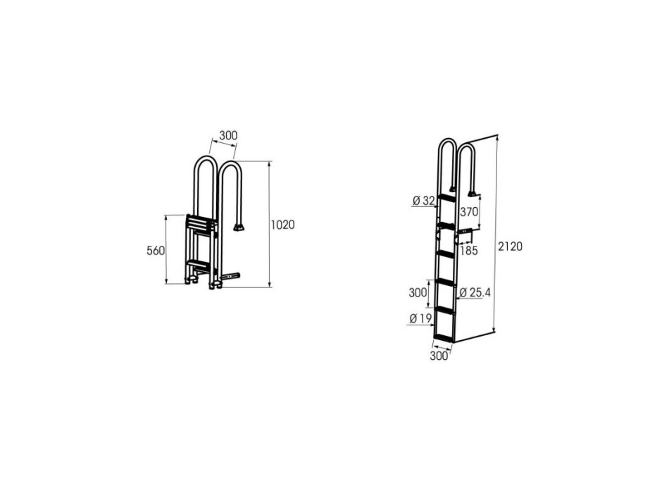 SCALETTA TELESCOPICA 6 GRADINI