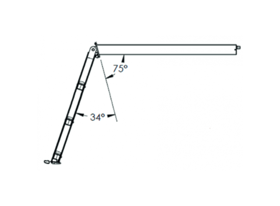 SCALETTA TELESCOPICA A SCOMPARSA 4 GRADINI