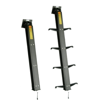 SCALETTA TELESCOPICA A SCOMPARSA 4 GRADINI