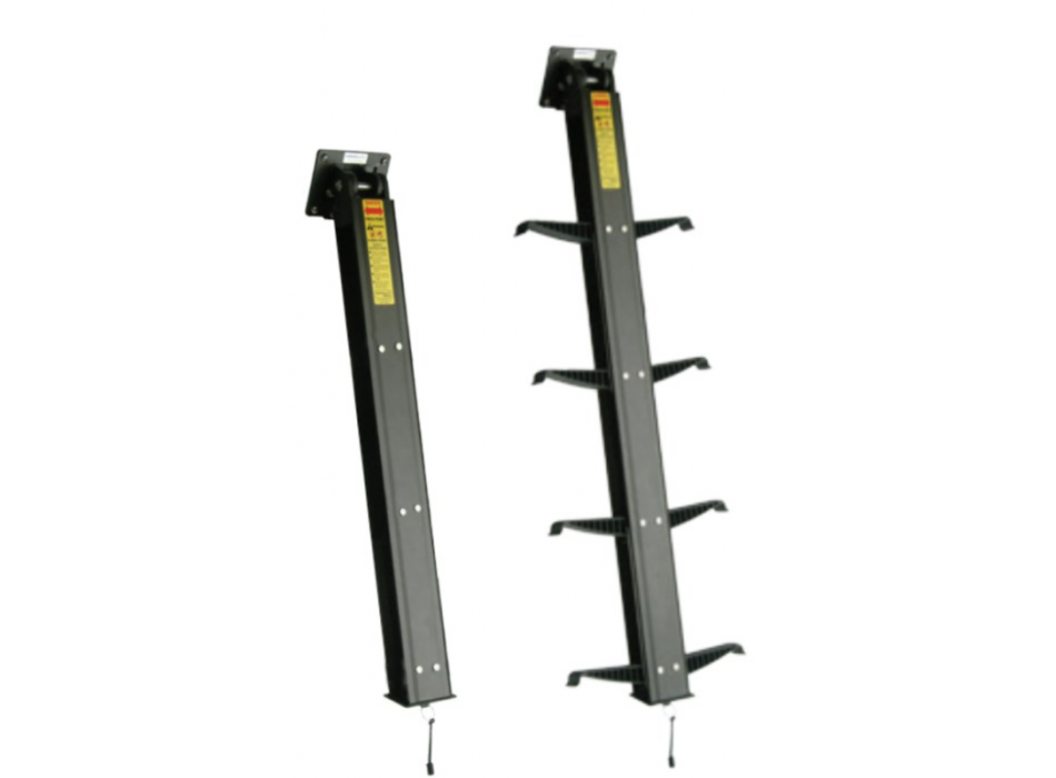 SCALETTA TELESCOPICA A SCOMPARSA 4 GRADINI