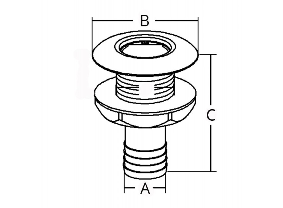 SCARICO A MARE DA 3/8