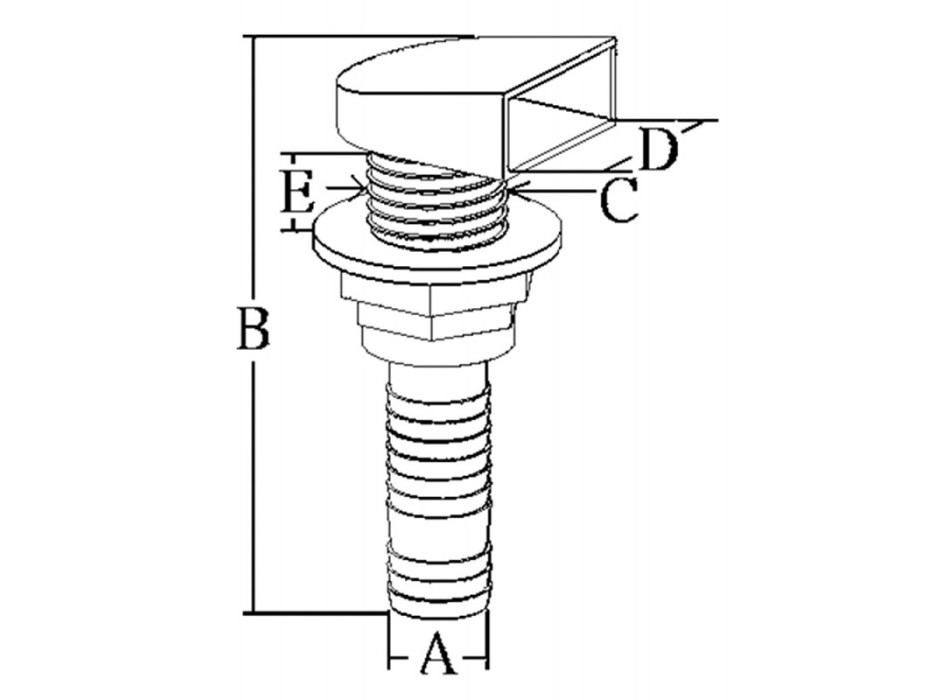 SCARICO A MARE IN PVC 19/25