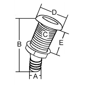 SCARICO AUTOSVUOTANTE Ø MM. 38