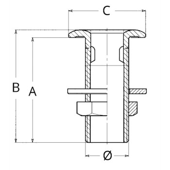 SCARICO POZZETTO DA 1' 1/4
