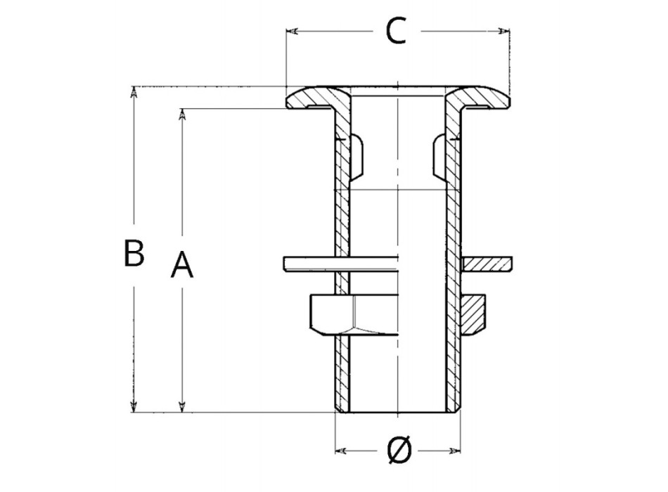 SCARICO POZZETTO DA 1' 1/4