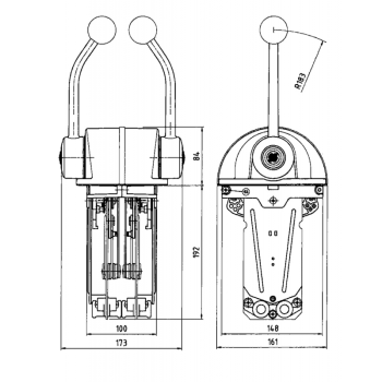 SCATOLA COMANDO B322 GAS+INVERTITORE