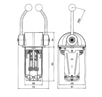 SCATOLA COMANDO B322 GAS+INVERTITORE