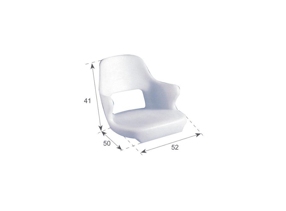 SCOCCA POLIETILENE BIANCO