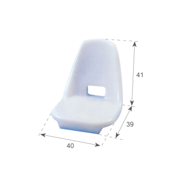 SCOCCA POLIETILENE BIANCO