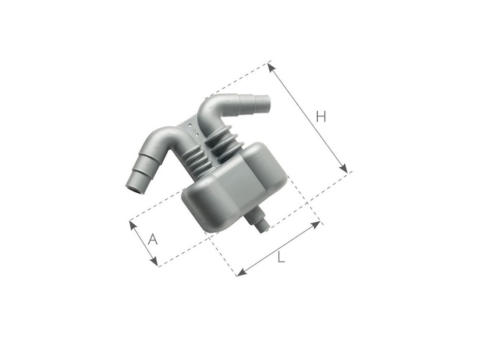 SEPARATORE ACQUA/GAS CAPACITA' LT.4,5