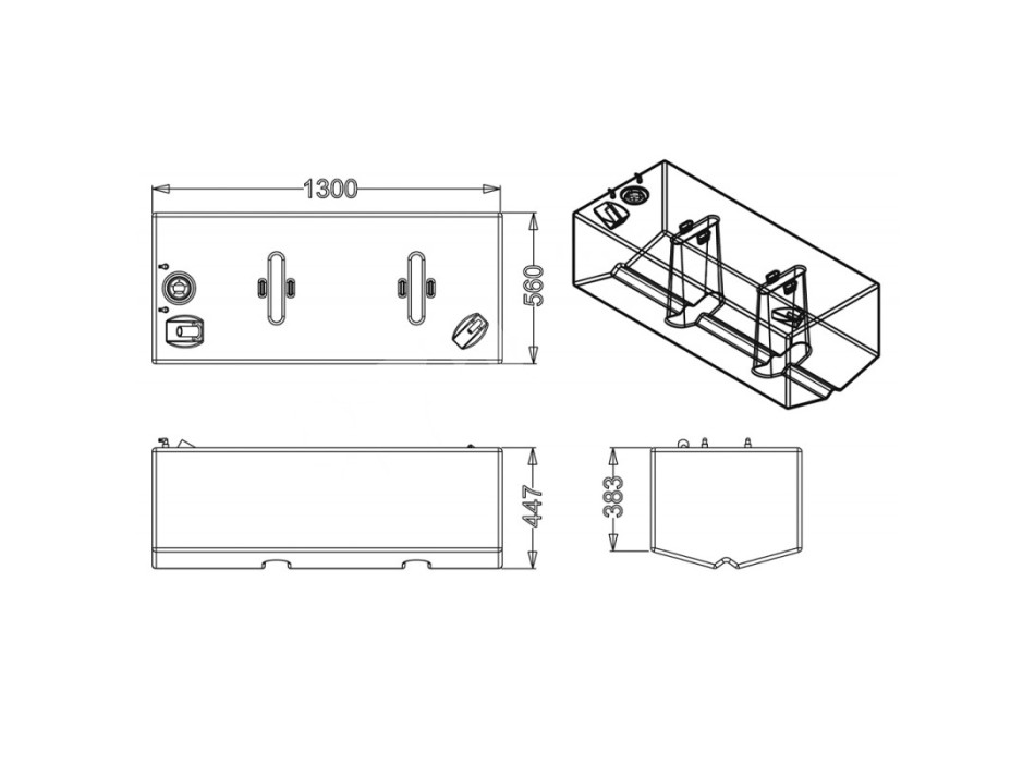 SERBATOIO CARBURANTE LT.270