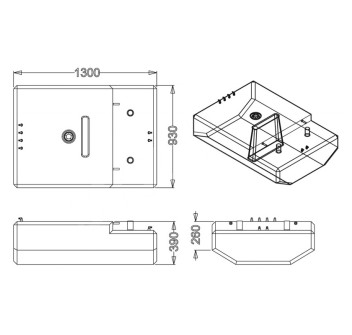 SERBATOIO CARBURANTE LT.372