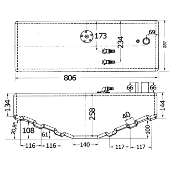 SERBATOIO CARBURANTE LT.40