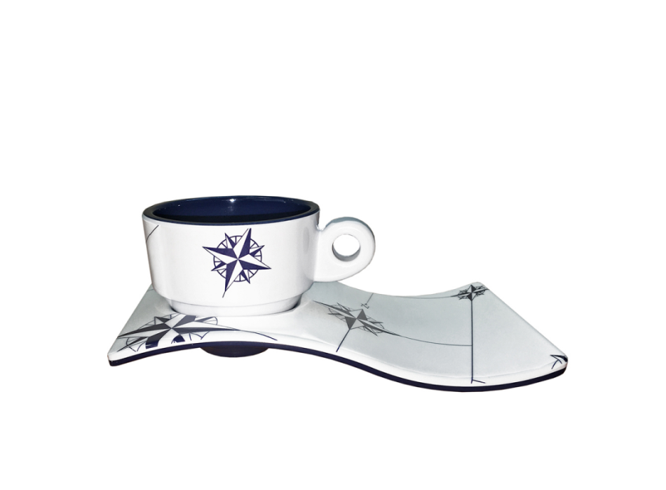 SET DA CAFFE' Ø CM 6,5 x 4,7H - SET 6 PEZZI