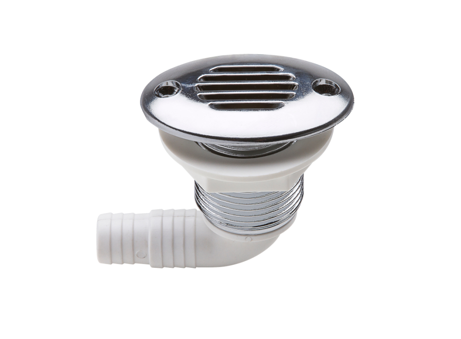 SFIATO CROMATO OVALE Ø MM.17/19 CURVO