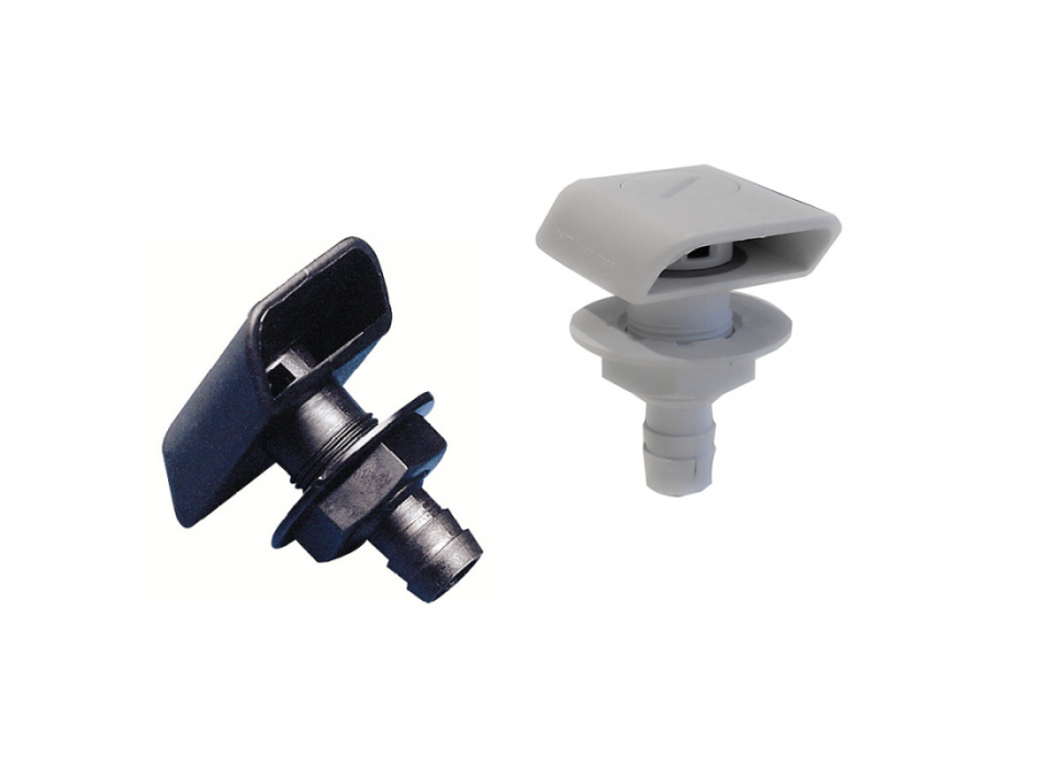 SFIATO IN NYLON NERO CON PORTAGOMMA Ø MM.16