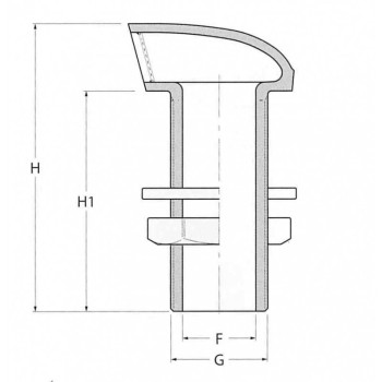 SFIATO IN OTTONE DA 1”