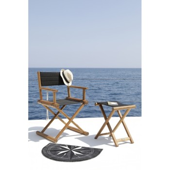 SGABELLO PIEGHEVOLE NERO