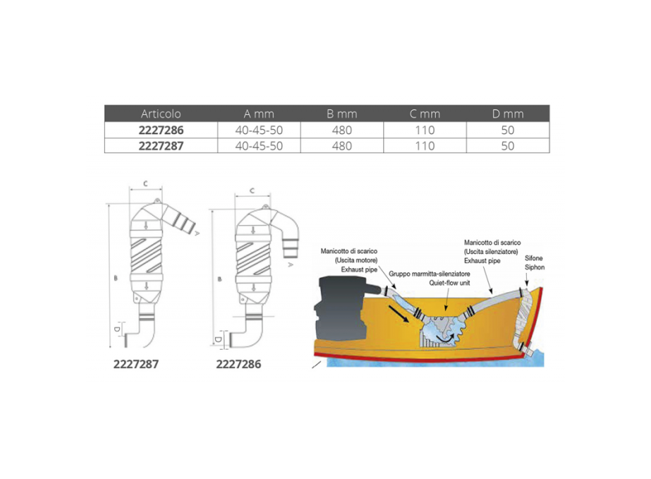 SIFONE Ø MM.40-45-50