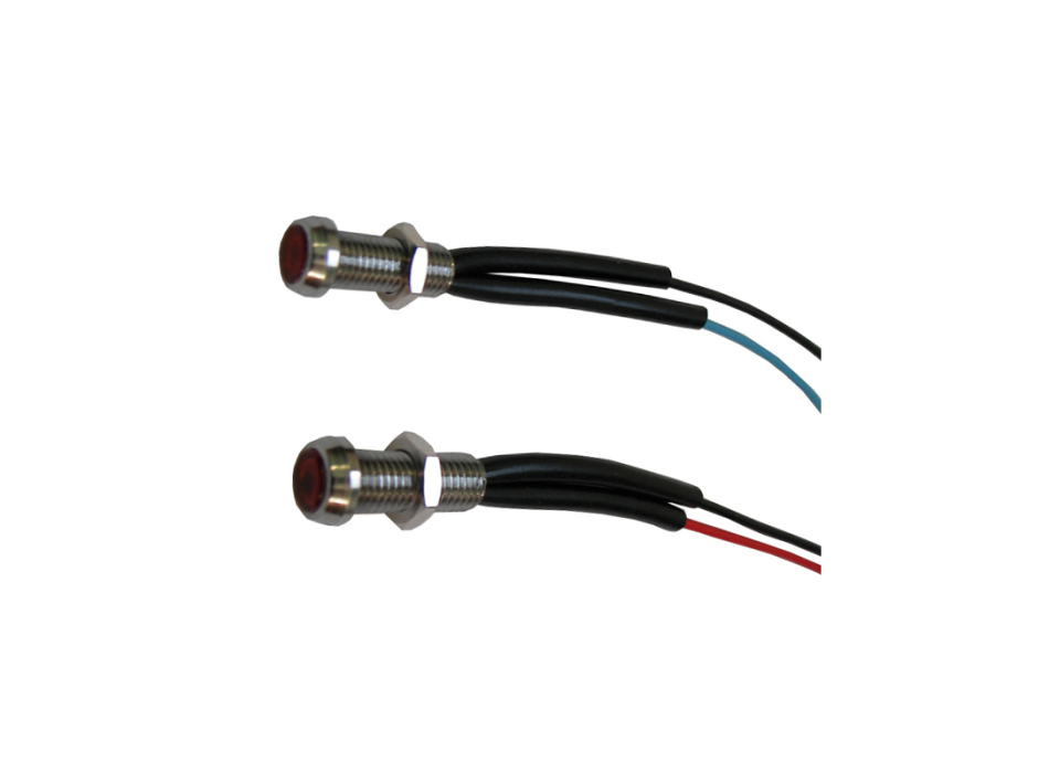 SPIA LUMINOSA ROSSA 12 V.