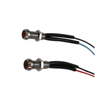 SPIA LUMINOSA ROSSA 24 V.