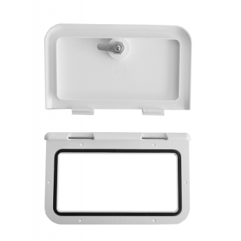 SPORTELLO BIANCO MM.285x165 CON SERRATURA