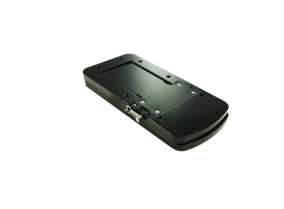 STAFFA SGANCIO RAPIDO ALLUMINIO NERA