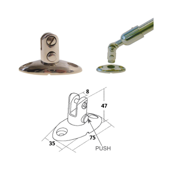 SUPPORTI CON PERNO ESTRAIBILE