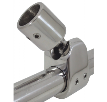 SUPPORTI SNODABILI IN ACCIAIO INOX PER TUBO Ø MM.25