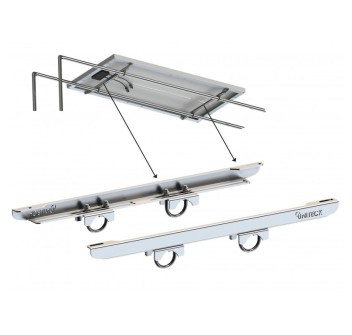 SUPPORTO DI MONTAGGIO PANNELLI SOLARI DA 150/165W