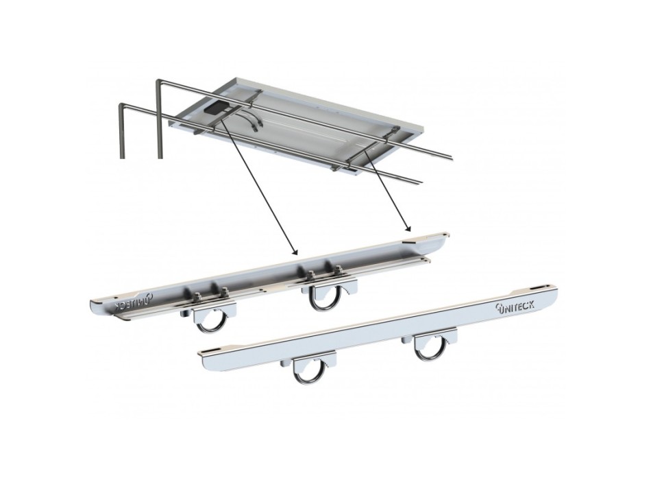 SUPPORTO DI MONTAGGIO PANNELLI SOLARI DA 150/165W