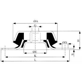 SUPPORTO IN ACCIAIO INOX SENZA PERNO