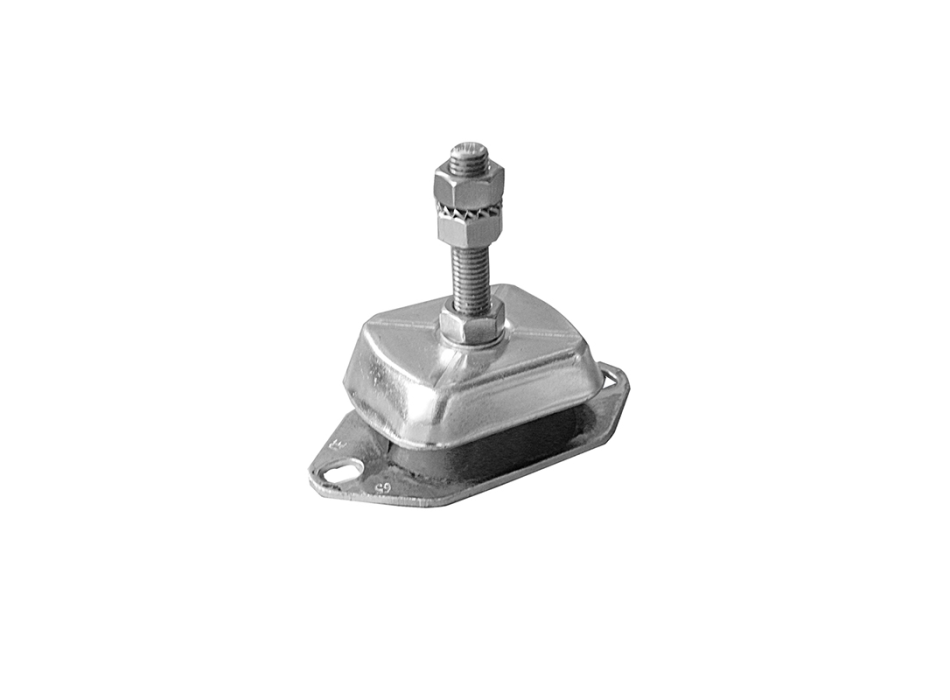 SUPPORTO IN ACCIAIO ZINCATO CON PERNO