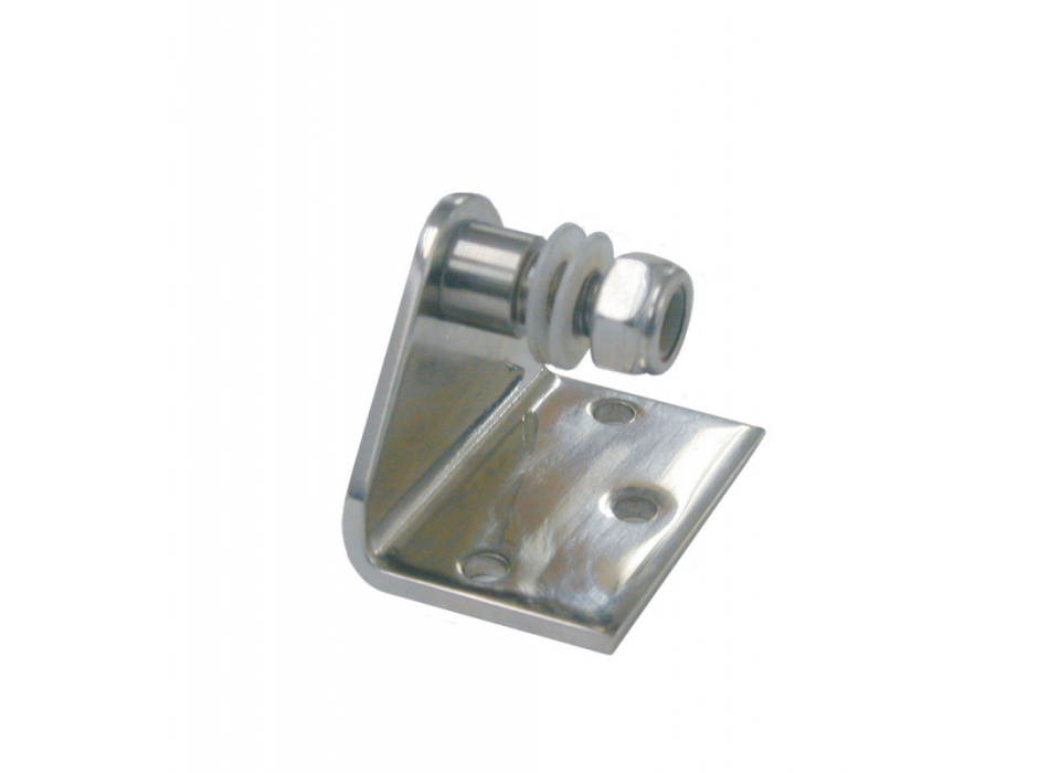 SUPPORTO INOX A SQUADRA PIANO INTERNO CON DADO AUTOBLOCCANTE