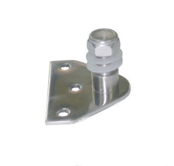 SUPPORTO INOX PIANO CON DADO AUTOBLOCCANTE