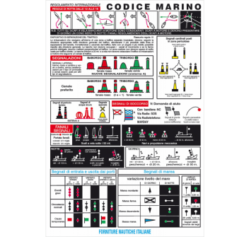 TABELLA CODICE MARINO CM. 16X24