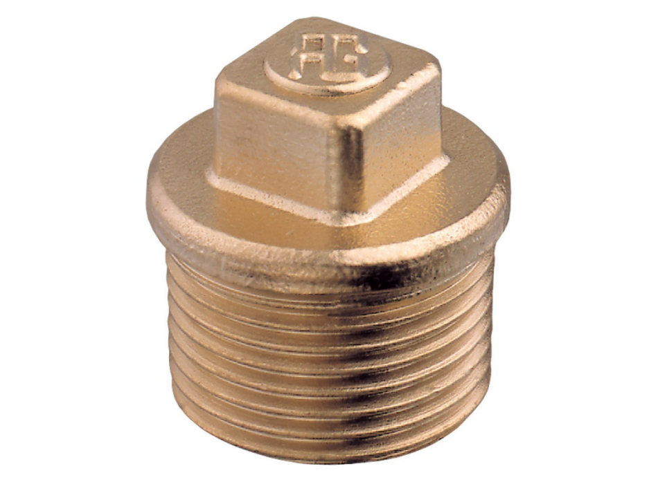 TAPPO A VITE IN BRONZO 1 1/2