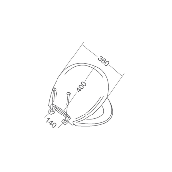 TAPPO IN PLASTICA PER WC