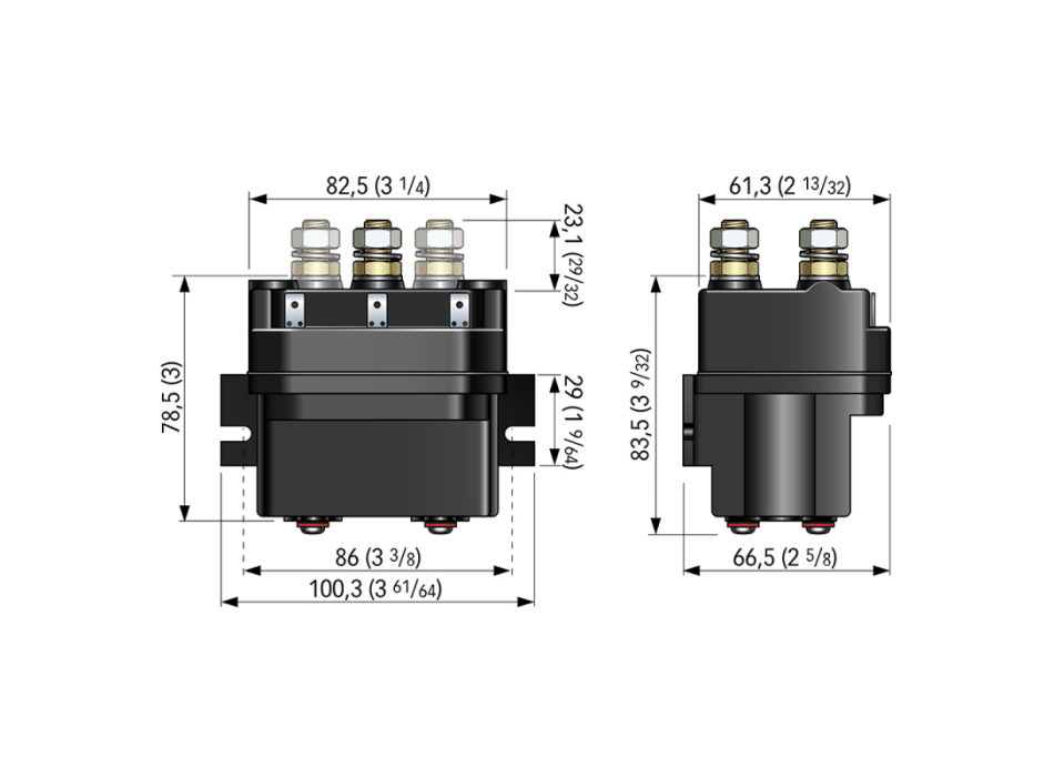 TELERUTTORE 3 TERMINALI 12V
