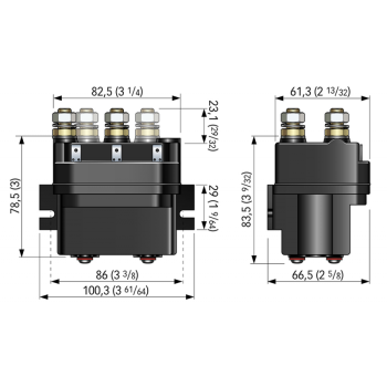 TELERUTTORE 4 TERMINALI 12V