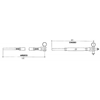 TENDITORE PRESSARE PER CAVO Ø MM.6