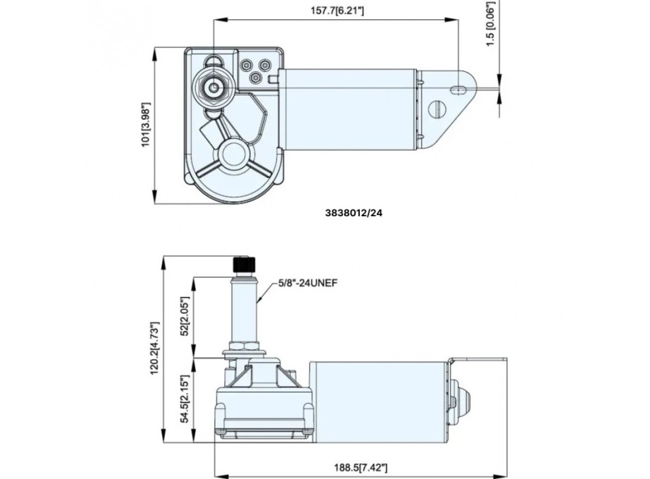 TERGICRISTALLO 12V. PER PARATIE DA MM.3 A 38