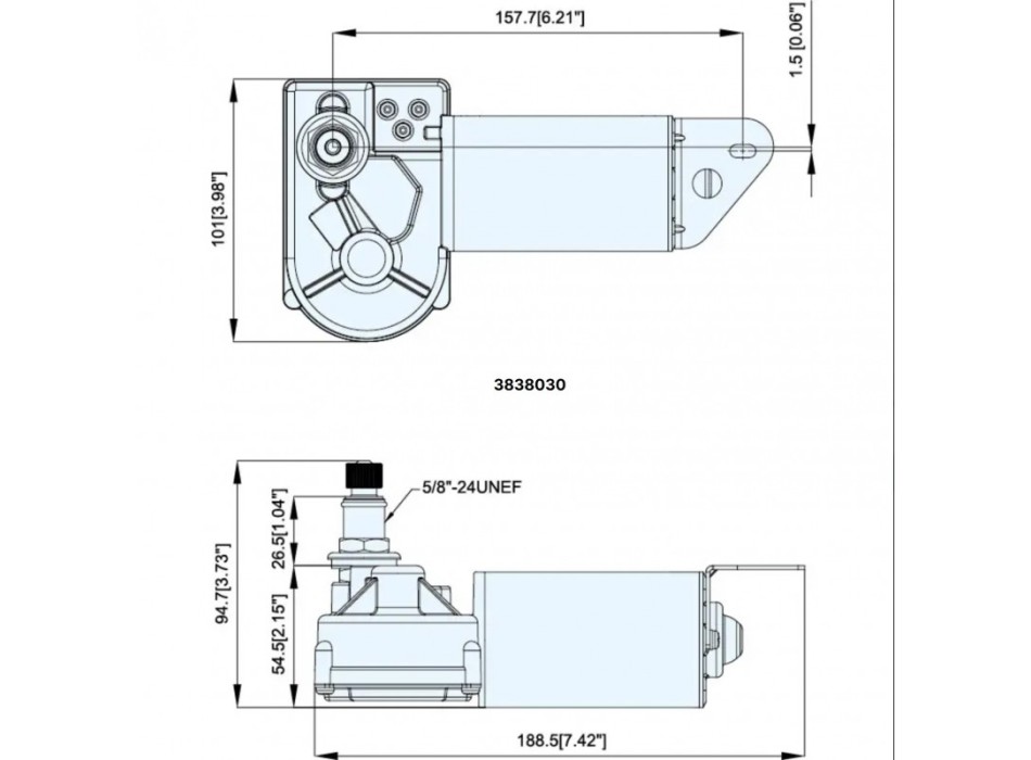 TERGICRISTALLO 24V. PER PARATIE DA MM.3 A 38