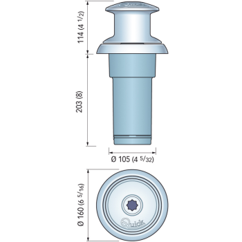 TOTEM 800W 24V CAMPANA Ø MM.80