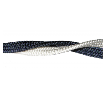 TRECCIA PIATTA NERA Ø MM.14 MT100